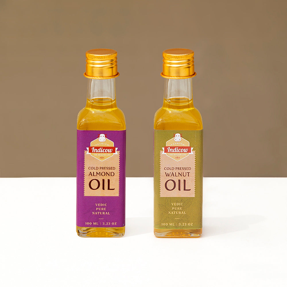 Cold Pressed Almond & Walnut Oil 100ml (Combo)