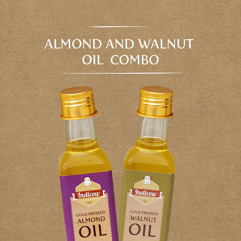 Cold Pressed Almond & Walnut Oil 100ml (Combo)